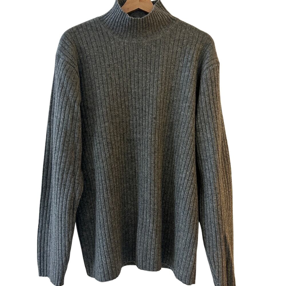 Vintage Guess Jeans Ribbed Mock Turtleneck Lambswool Sweater Sz. Large Unisex